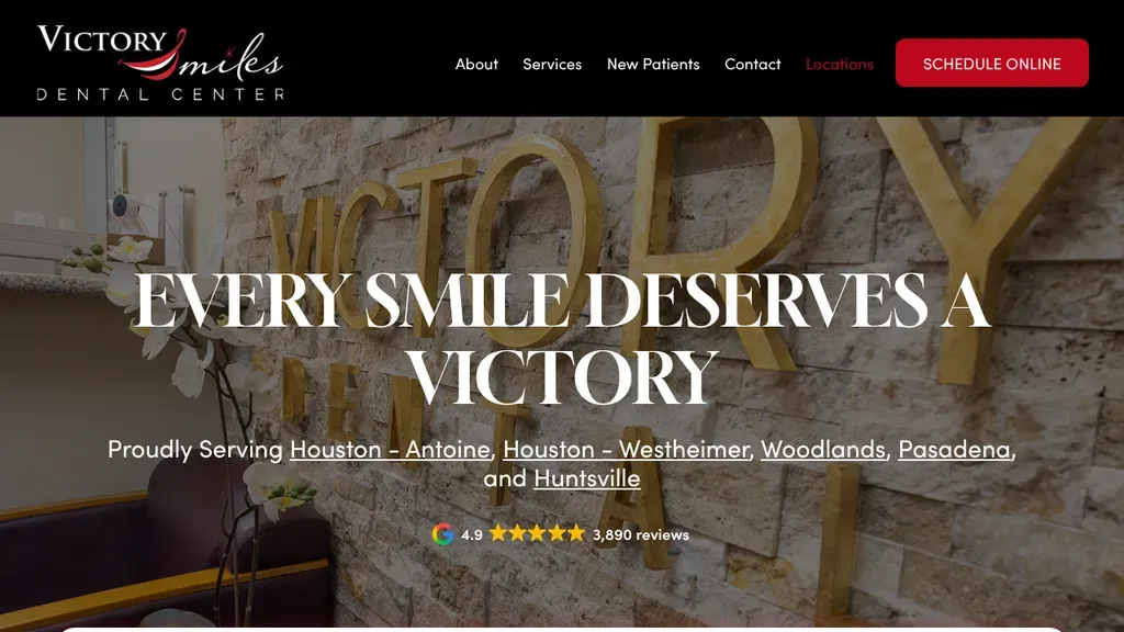 Victory Smiles Pasadena sitio web
