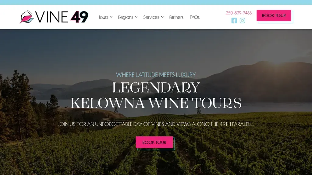 Vine 49 sitio web