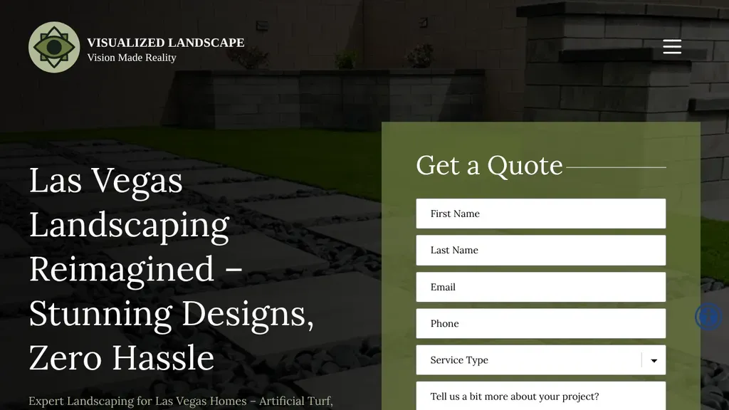 Visualized Landscape sitio web