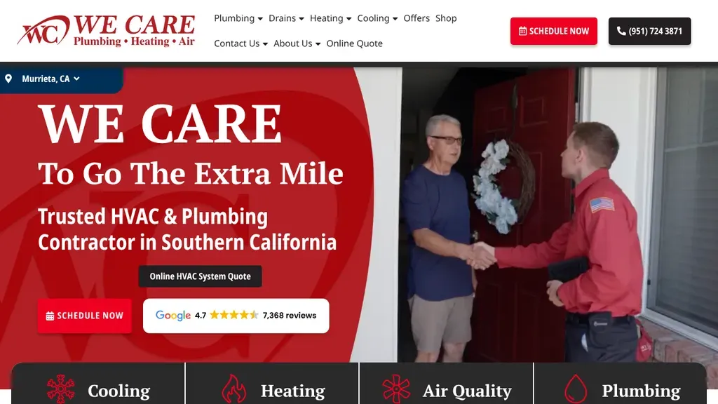 We Care sitio web