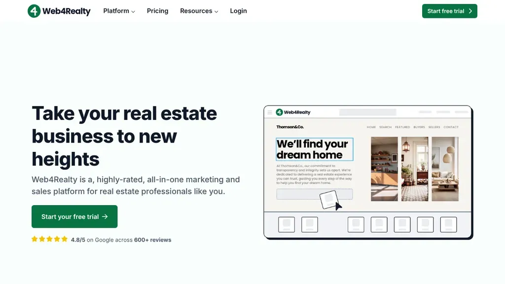 Web4Realty sitio web