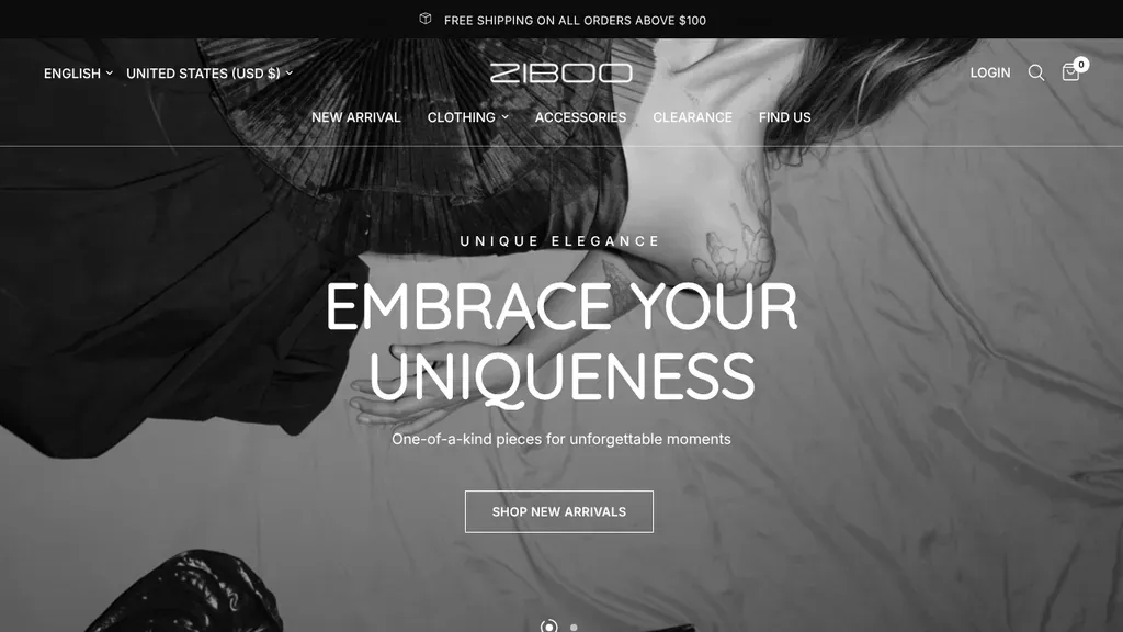 ZIBOO sitio web