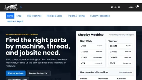 Elite Underground Tools website