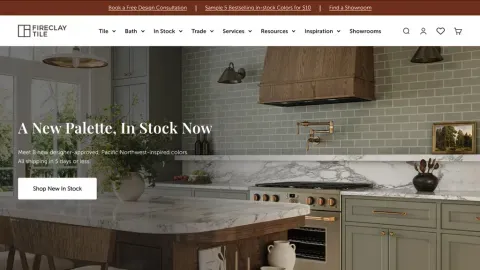 Fireclay Tile website