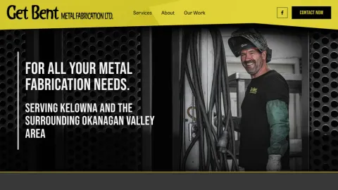 Get Bent Metal Fabrication Ltd website