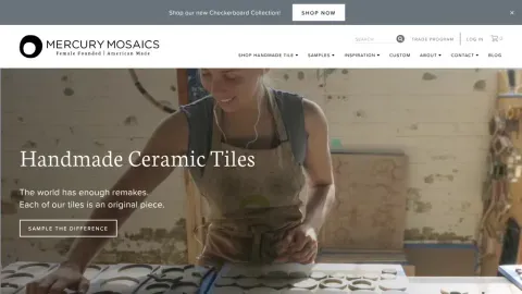 Mercury Mosaics website