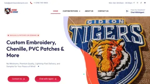Patches on Demand LLC website
