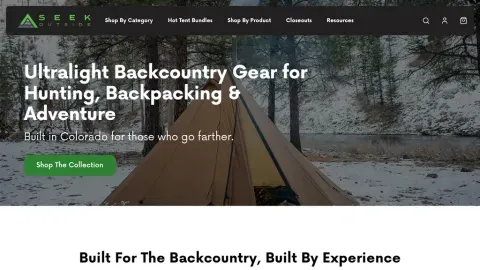 Seek Outside website