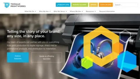 Thomas Printworks website