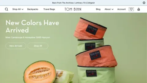TOM BIHN website
