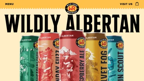 Wild Rose Brewery website