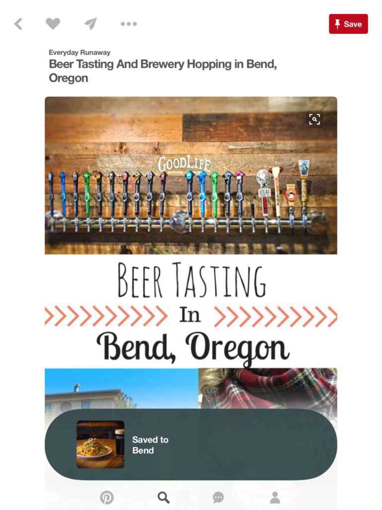 Pinterest Pin about the best breweries and beer in Bend
