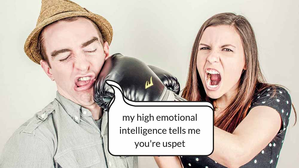 Meme divertido sobre inteligencia emocional
