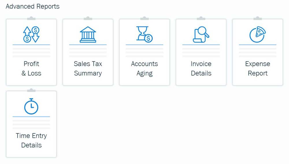 Visión general de informes contables avanzados de FreshBooks