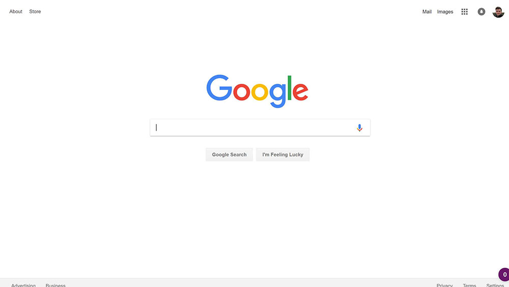 Google Chrome versión web en escritorio