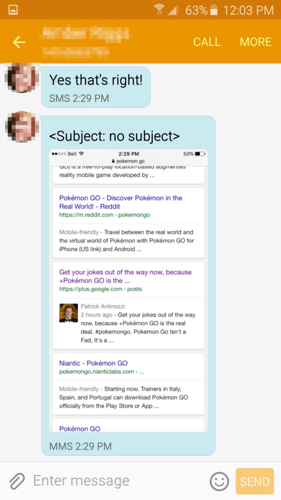 Google search results showing my Pokemon Go post on page one