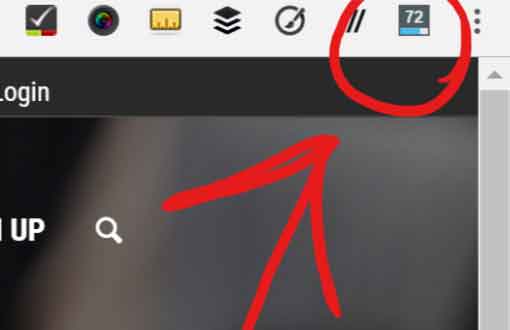 Sitio web de HARO mostrando una autoridad de dominio de 72