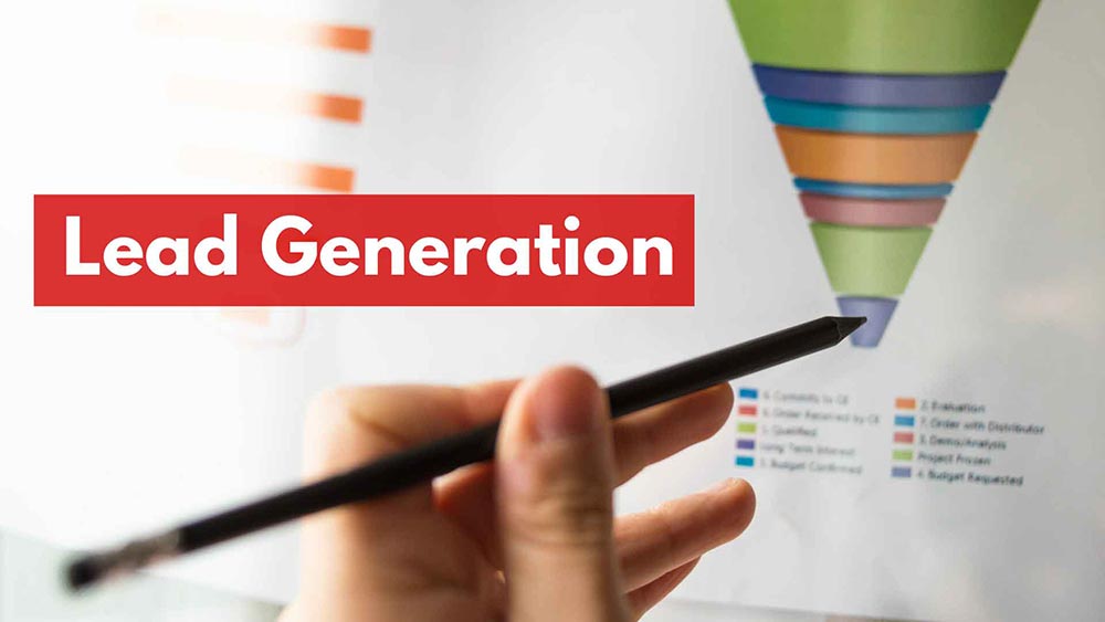 Ilustración de generación de clientes potenciales para diseñadores web