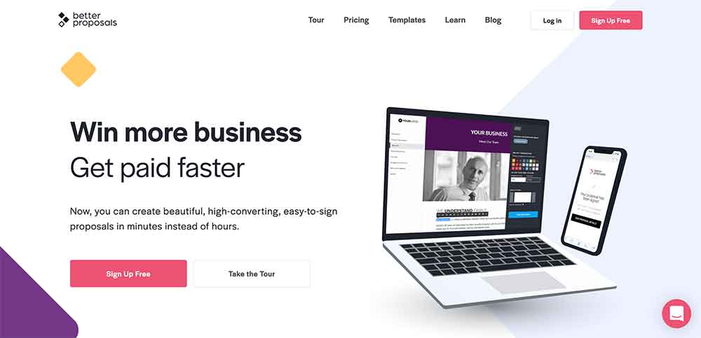 Software de propuestas de ventas Better Proposals