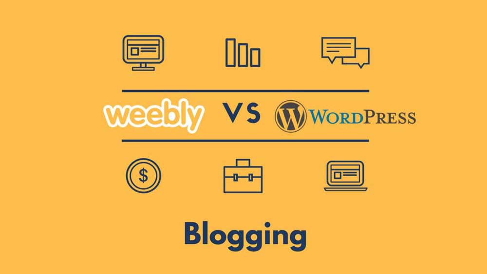 Comparación de blogging de Weebly vs WordPress