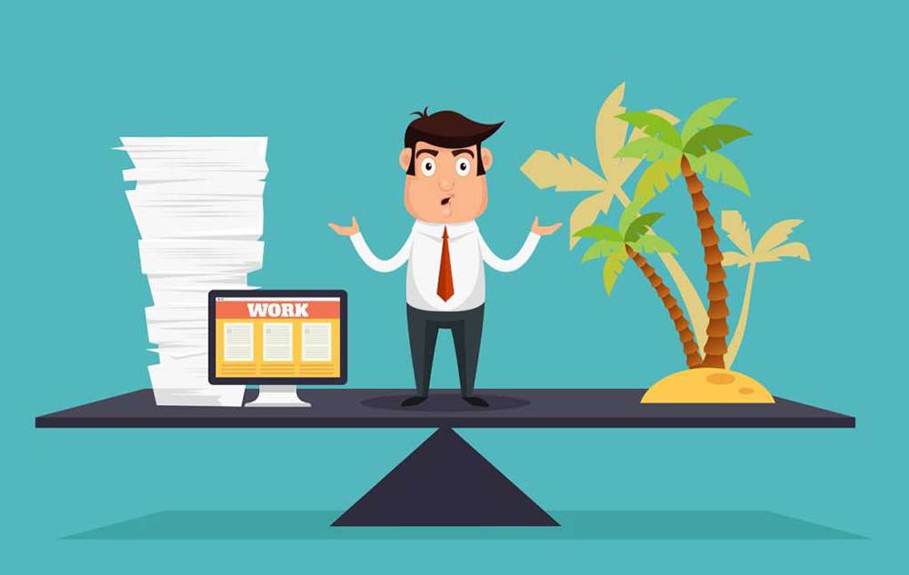 Work and life blending together with no separation