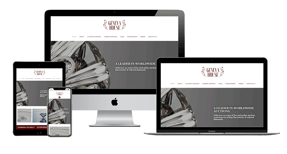 Geneva House's website is a great example of web design for under $2,000.