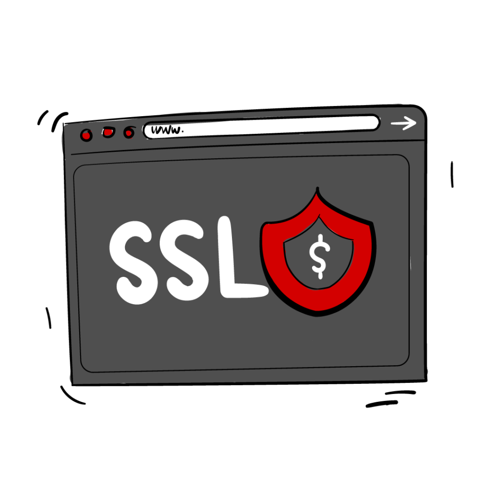 a website protected with a ssl certificate