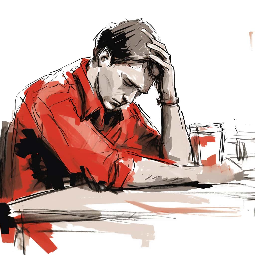 A bored worker sits idle, as a result of their business not investing in SEO services.