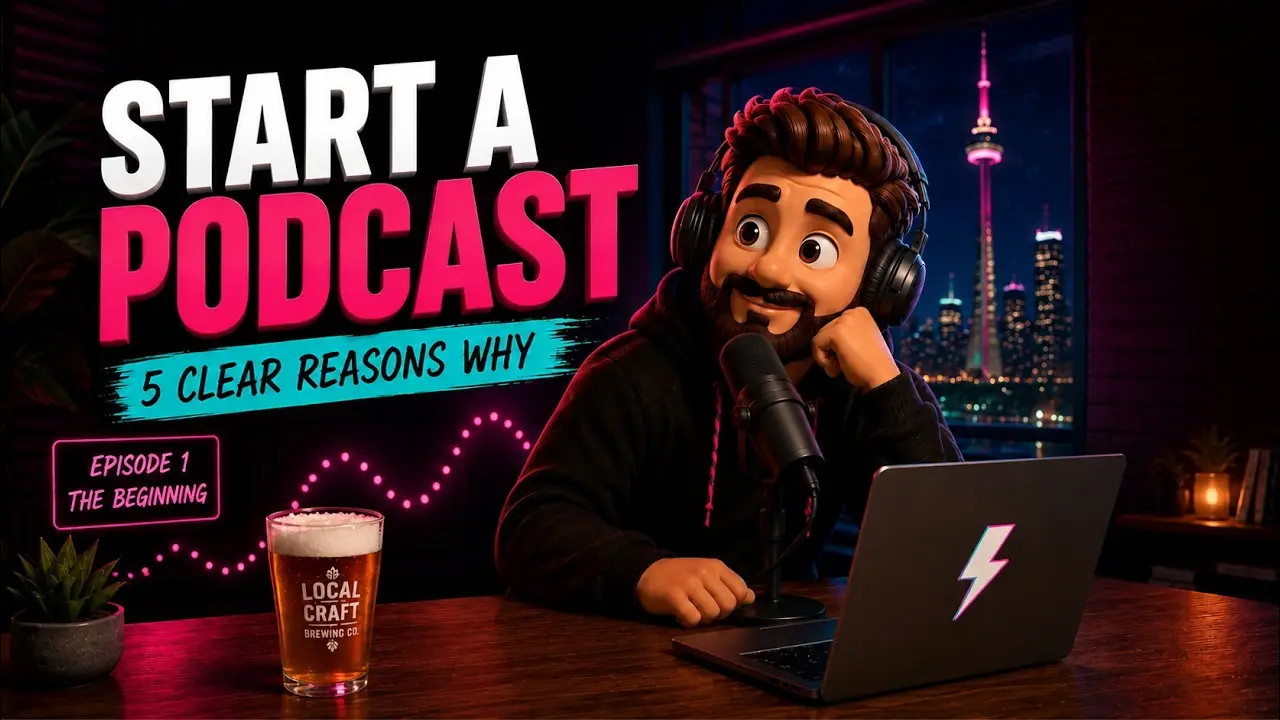 Vea la versión en video de esta publicación: 5 razones convincentes por las que decidí iniciar un pódcast