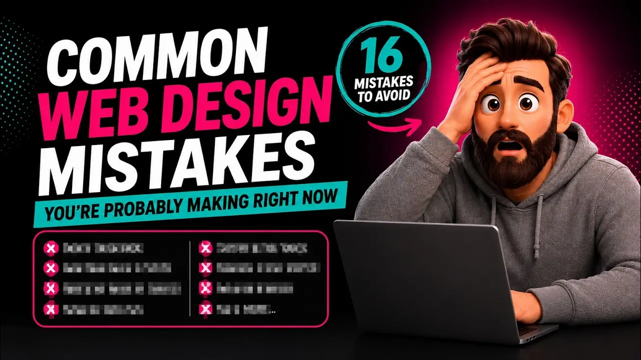 Vea la versión en video de esta publicación: 16 errores de diseño web que probablemente está cometiendo ahora mismo