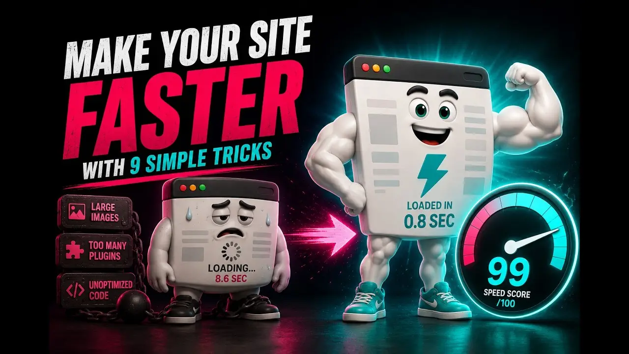 Vea la versión en video de esta publicación: 9 maneras increíblemente fáciles de hacer que su sitio web cargue más rápido
