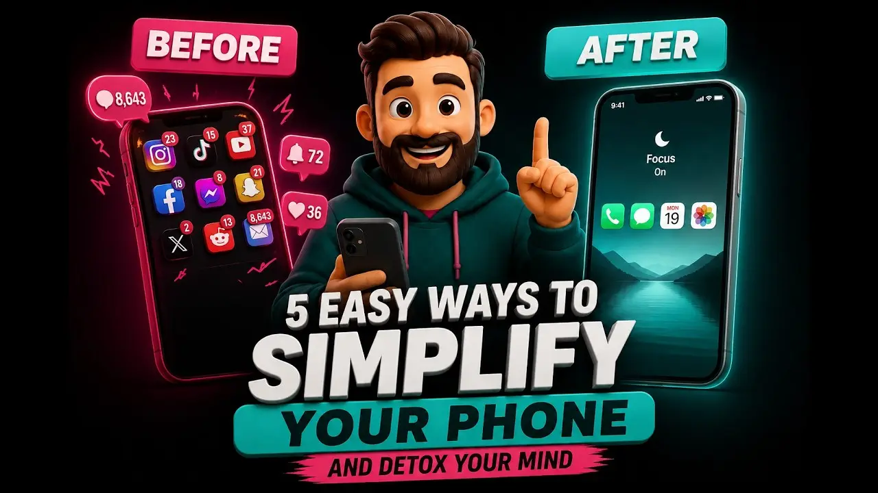 Vea la versión en video de esta publicación: Una guía minimalista para simplificar su smartphone (y su vida)